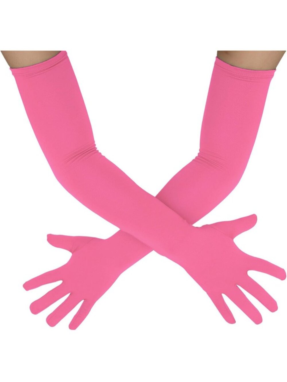 Accessories | Mens And Womens Rose Red Stretchy Costume Gloves Banquet ...